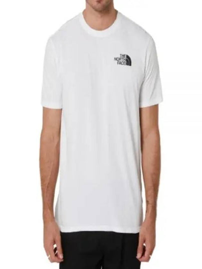 Men's Box NSE Short Sleeve T Shirt White - THE NORTH FACE - BALAAN 2