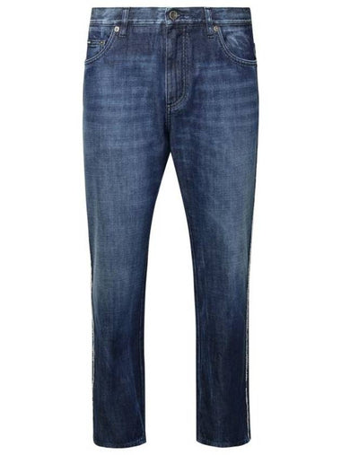 Denim Straight Pants GYJDAD G8KG1S9001 Blue - DOLCE&GABBANA - BALAAN 1