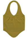 HALTERNEK KNIT VEST OLIVE - DON’T ASK MY PLAN - BALAAN 3