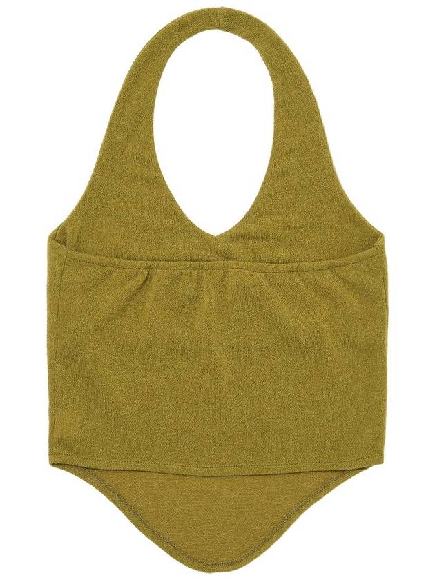 HALTERNEK KNIT VEST OLIVE - DON’T ASK MY PLAN - BALAAN 3