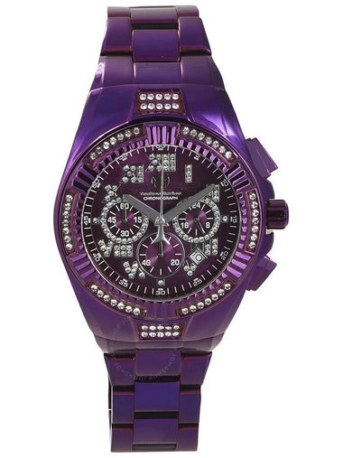 Technomarine Cruise Chronograph Quartz Crystal Purple Dial Men's Watch TM-121231 - TECHNOMARINE - BALAAN 1