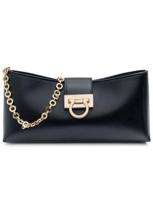 Salvatore Trifolio shoulder bag black - SALVATORE FERRAGAMO - BALAAN 2