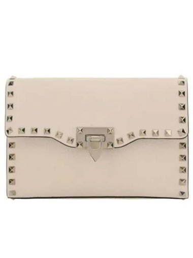 Rockstud Cross Bag Ivory - VALENTINO - BALAAN 1