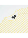 Rio Striped Short Dress Yellow - A.P.C. - BALAAN 4