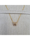 Mini Pop H Pendant Necklace Gold Marron Glace - HERMES - BALAAN 2