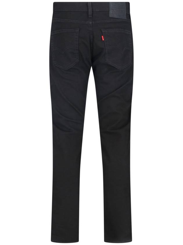 Men's Slim Tapered Jeans Black - LEVI'S - BALAAN 3