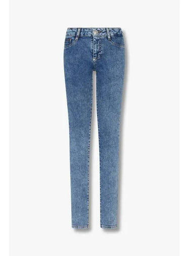 Women s Washed Denim Easy Jegging Pants Blue - PHILIPP PLEIN - BALAAN 1