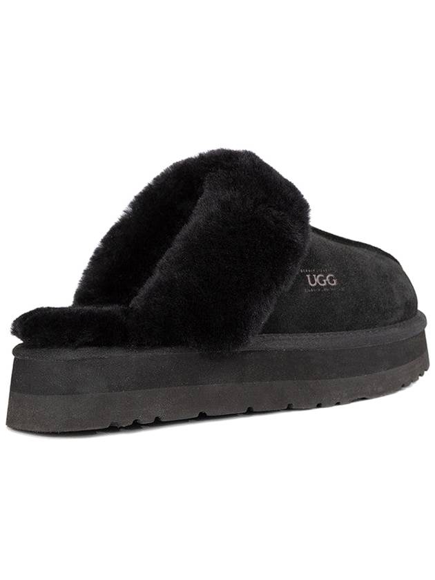 Disquette Platform Fleece Mule Black - OZWEAR UGG - BALAAN 3