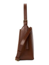 Virginie Leather Small Shoulder Bag Brown - A.P.C. - BALAAN 3