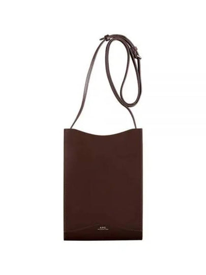 Jamie Large Neck Pouch Bag Brown - A.P.C. - BALAAN 2