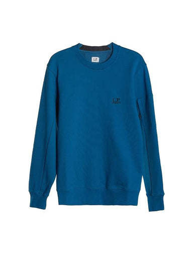 Men's Logo Sweatshirt Blue - CP COMPANY - BALAAN 1