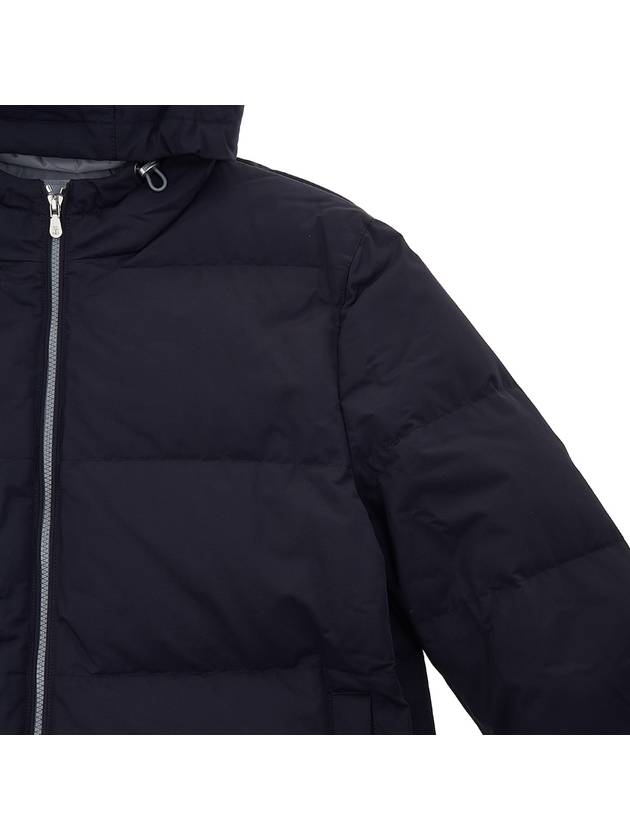 Men's Down Padded Jacket Navy - BRUNELLO CUCINELLI - BALAAN.