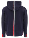 Men's Center Back Stripe Logo Patch Hoodie Navy - THOM BROWNE - BALAAN 4