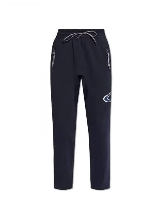 Time Machine Football Cotton Straight Pants Navy - VIVIENNE WESTWOOD - BALAAN 2