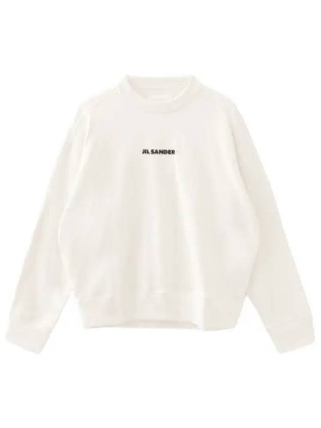 Logo sweatshirt white t shirt - JIL SANDER - BALAAN 1