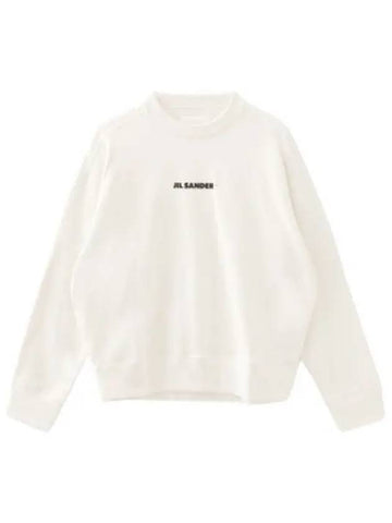 Logo sweatshirt white t shirt - JIL SANDER - BALAAN 1