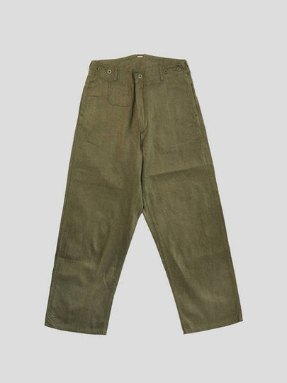 British Work Straight Pants Green - NIGEL CABOURN - BALAAN 2