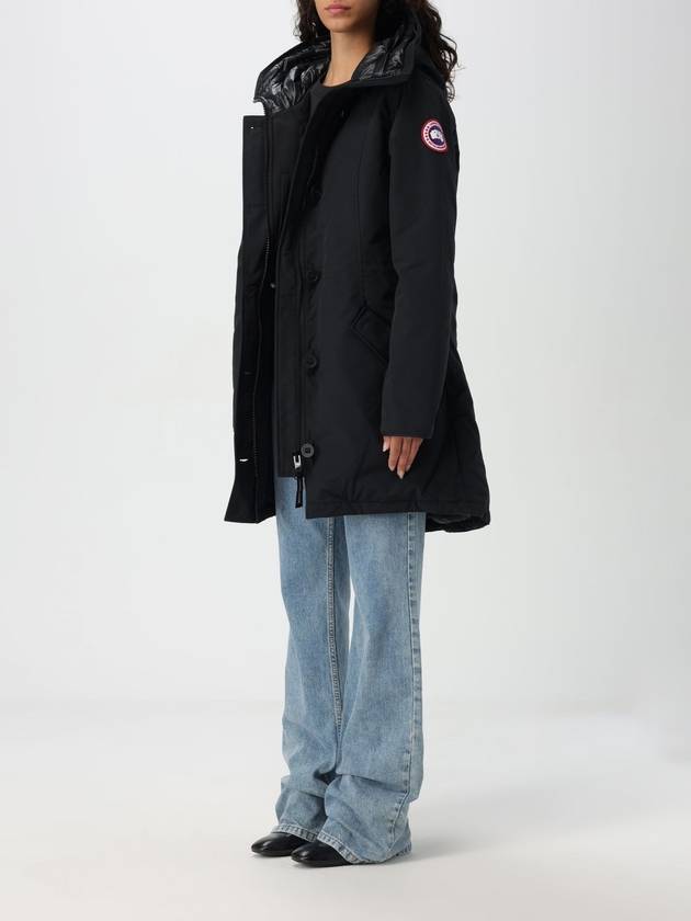 Rossclair Hooded Padding Black - CANADA GOOSE - BALAAN 4