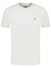 Logo Short Sleeve T-Shirt Gauze White - CP COMPANY - BALAAN 3