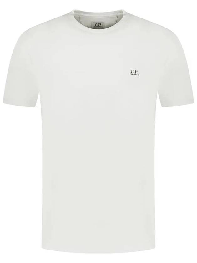 Logo Short Sleeve T-Shirt Gauze White - CP COMPANY - BALAAN 3