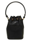 V Logo Bucket Bag Black - VALENTINO - BALAAN 4