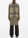 Check Cashmere Scarf Light Sage - BURBERRY - BALAAN 5