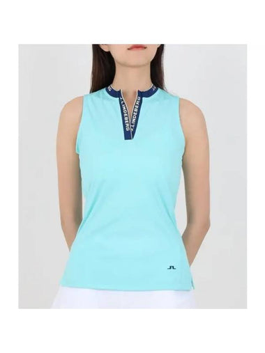 Golf Leya Sleeveless Aruba Blue - J.LINDEBERG - BALAAN 1