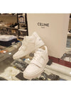 Velcro CT 02 Mid Top Sneakers White - CELINE - BALAAN 3