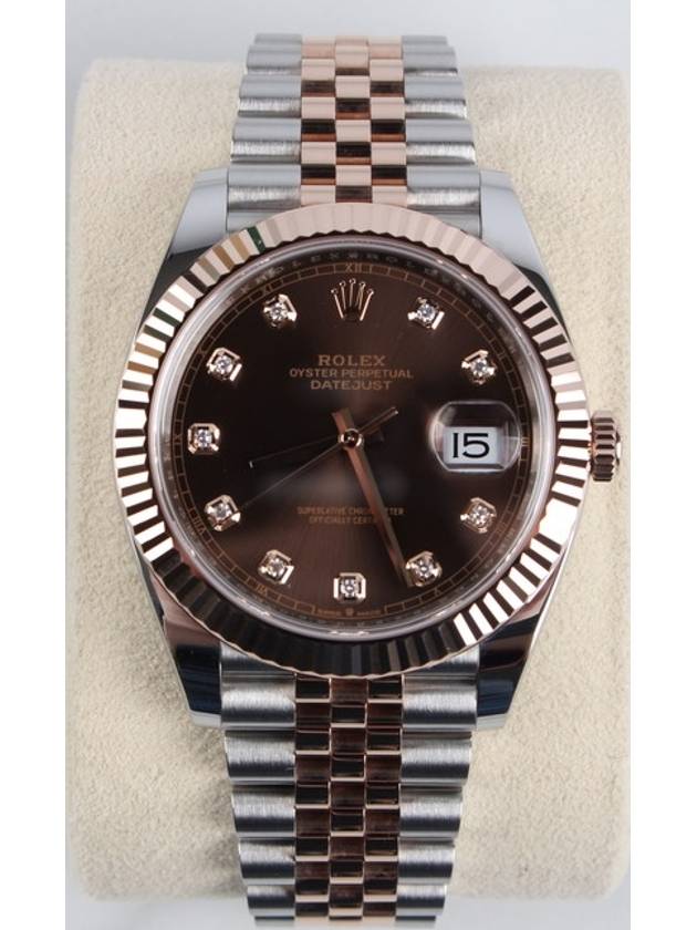 Rolex Dayjust 41mm chocolate plate 10p 20 years - ROLEX - BALAAN 1