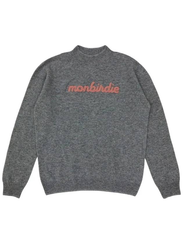 Merino half neck wool knit GRAY - MONBIRDIE GOLF - BALAAN 7