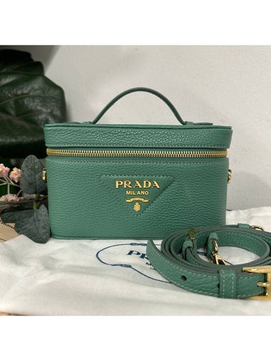 Triangular logo vanity cross bag 1BH202 2DKV F0GL8 - PRADA - BALAAN 1