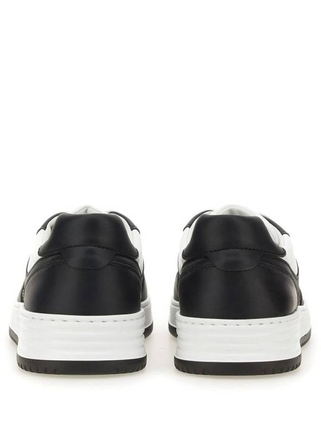 perforated low-top sneakers black - HOGAN - BALAAN 4