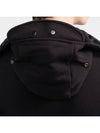 Goggles Detail Fleece Zip-Up Hoodie Black - CP COMPANY - BALAAN 5