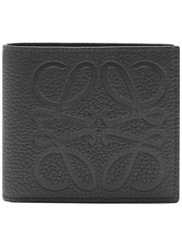 Anagram Embossed Half Wallet Dark Khaki Green - LOEWE - BALAAN 3