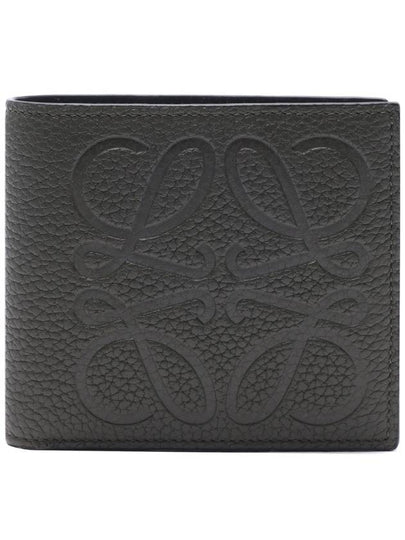 Anagram Embossed Half Wallet Dark Khaki Green - LOEWE - BALAAN 2