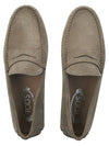 City Gommino Leather Driving Shoes Beige - TOD'S - BALAAN 7