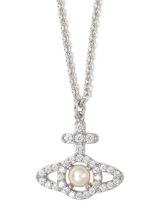 Olympia Pearl Pendant Necklace Silver - VIVIENNE WESTWOOD - BALAAN 2