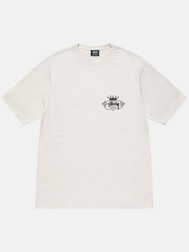 Built To Last Pigment Dyed Short Sleeve T-Shirt Natural - STUSSY - BALAAN 3