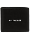 logo bifold wallet black - BALENCIAGA - BALAAN 2
