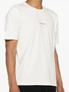 24/1 Jersey Garment Dyed Logo Short Sleeve T-Shirt White - CP COMPANY - BALAAN 3