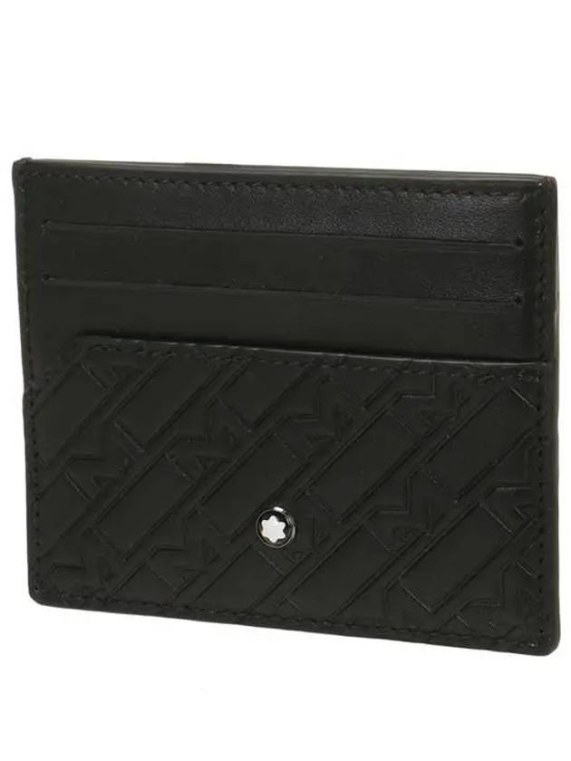 Men's Logo Card Wallet Black - MONTBLANC - BALAAN.