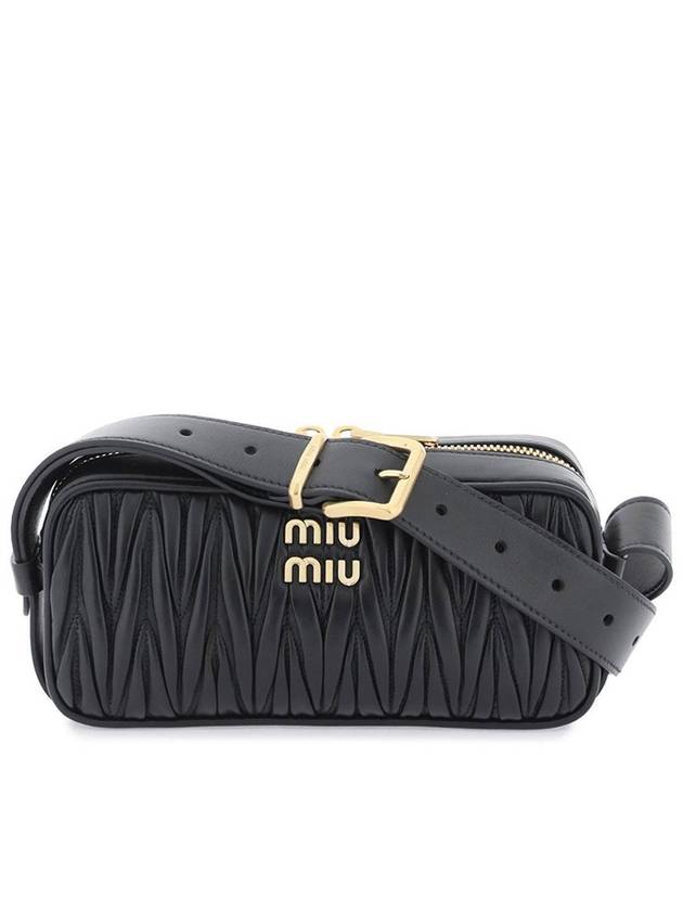 Materasse Nappa Leather Cross Bag Black - MIU MIU - BALAAN 2