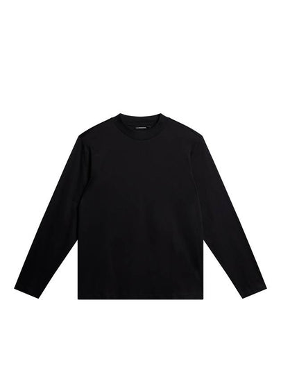 Ace Mock Neck Long Sleeve T-Shirt Black - J.LINDEBERG - BALAAN 2