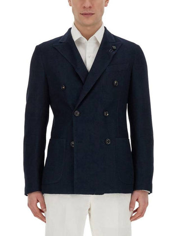 Lardini Double-Breasted Jacket - RVR LARDINI - BALAAN 1