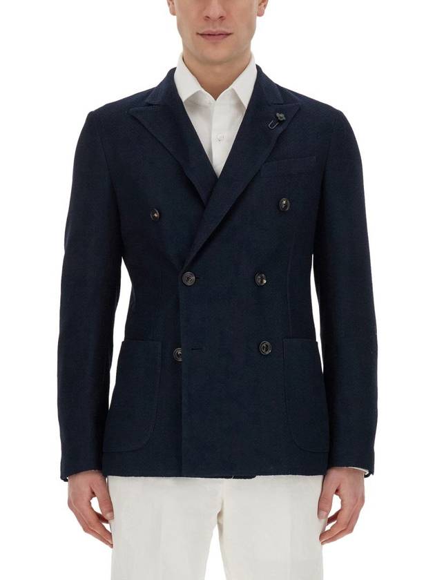 Lardini Double-Breasted Jacket - RVR LARDINI - BALAAN 1