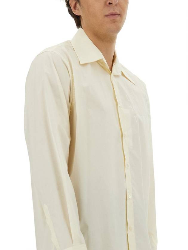 Mm6 Maison Margiela Poplin Shirt - MAISON MARGIELA - BALAAN 4