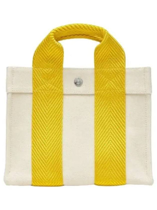 Nautical Strap Tote Bag Yellow Handbag - RUE DE VERNEUIL - BALAAN 1