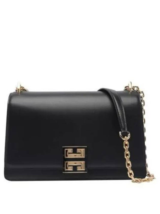 4G Chain Medium Leather Shoulder Bag Black - GIVENCHY - BALAAN 2