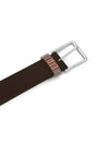 Signature Striped Leather Dark Brown - PAUL SMITH - BALAAN 5