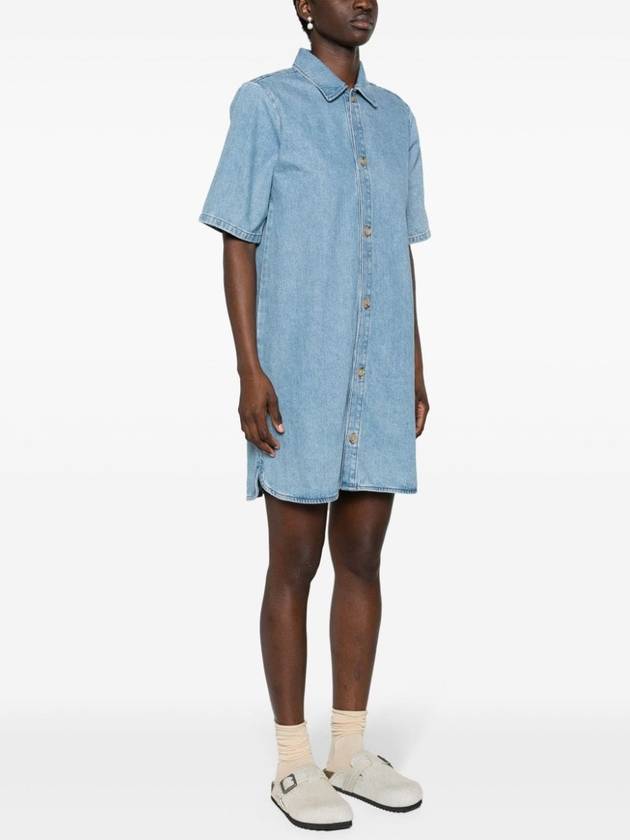 Venezia Short Dress Pale Blue - A.P.C. - BALAAN 3